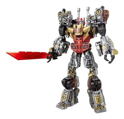 Transformers Dinobot Combiner Dino King 5 En 1 30+cm  Newr (Reacondicionado)