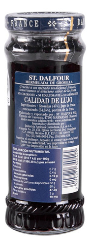 Mermelada De Grosella St Dalfour 284g