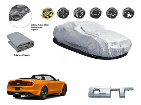 Funda Car Cover Afelpada Ford Mustang Convertible 2019