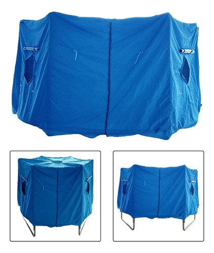 U Tienda De Campaña Para Trampolín, Toldo Azul 8ft 6 Polos