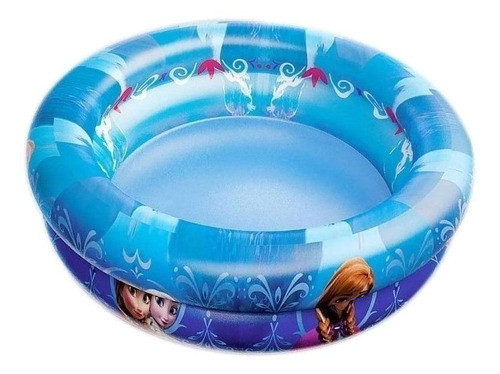 Piscina Inflável redonda Etitoys Frozen de 65cm x 17cm 37L multicolor