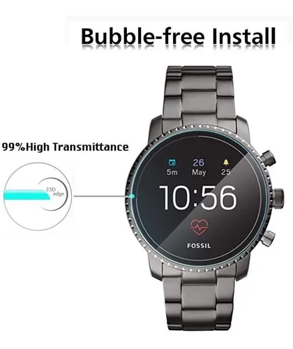 Protector De Pantalla Para Fossil Q Explorist Hr Gen (4 U...