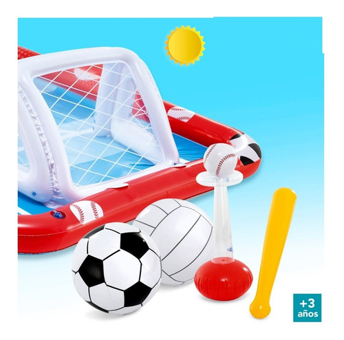 Juego Inflable Play Center Juegos Deportivos Intex