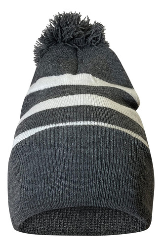 Gorro De Invierno De Punto A Rayas Con O Sin Pompones