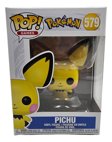 ### Funko Pop Games Pokemon Pichu 579 ###