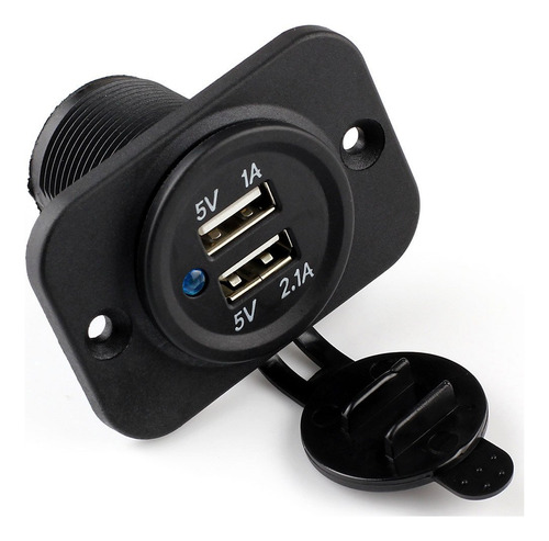 Enchufe Del 1a / 2.1a Para El Usb 12v De La Motocicleta Del