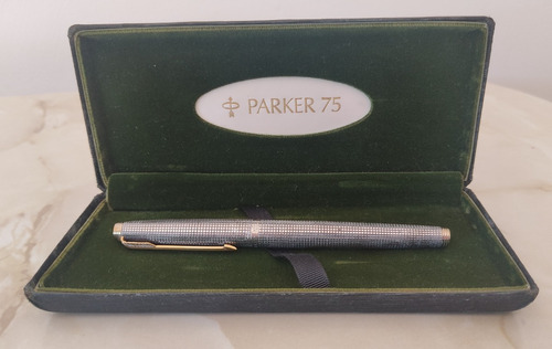 Lapicera Pluma Parker De Colección Plata Sterling C/estuche