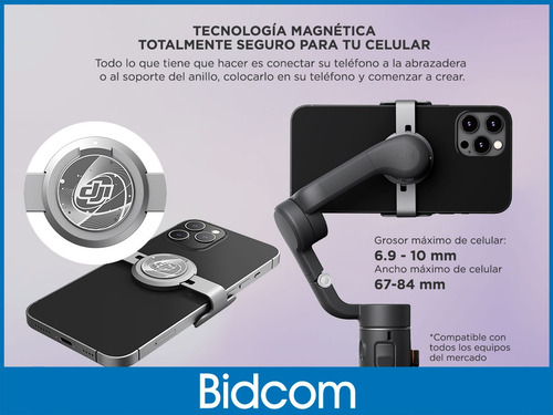 Imagen 6 de 10 de Estabilizador Fotos Videos Dji Osmo Mobile 6 Cámara Celular