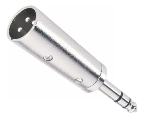 Adaptador Jack Estéreo Macho A Xlr Macho Adam Hall X 2 Unid.