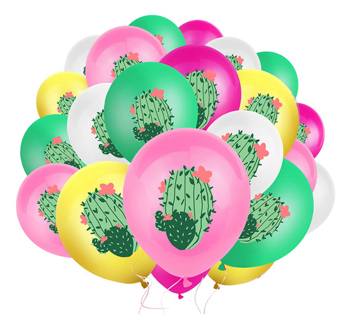 Globos De Boda Con Forma De Cactus Nacarados, 25 Unidades