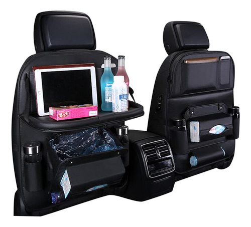 Hureson Organizador Asiento Trasero Coche Cubo Basura Mesa 2