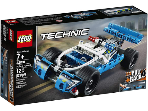 Lego Technic 42091 - Perseguição Policial 120 Peças