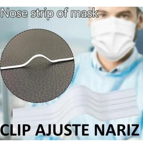 Máscara Cirúrgica Tripla Com Elástico E Clip Nasal - Lavie