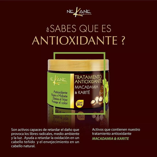 Nekane Protector De Calor + Tratamiento Antioxidante