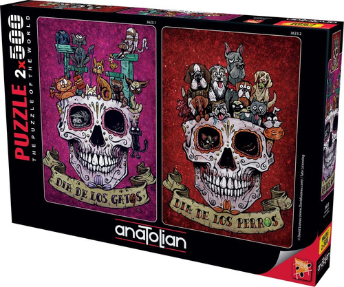 Anatolian Puzzle - Halloween, Rompecabezas De 2 X 500 Piezas