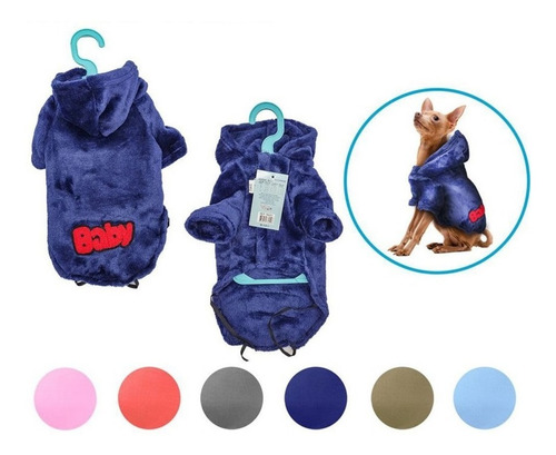 Poleron Abrigadito Chaleco Para Perro Baby Pequeños 76051