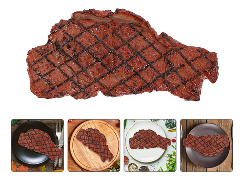 Navidad Carne Asada Cocida Falsa, Modelo De Comida Asada, 2