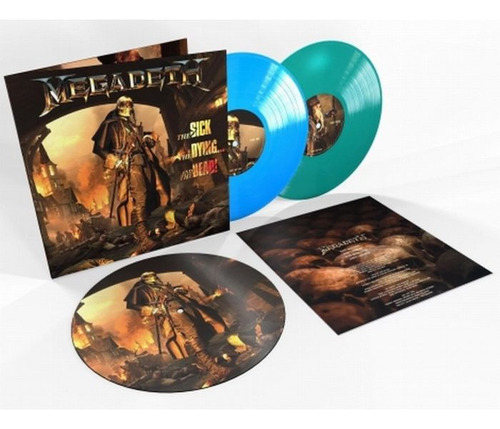 Lp Duplo Megadeth - The Sick, The Dying And The Dead! Color