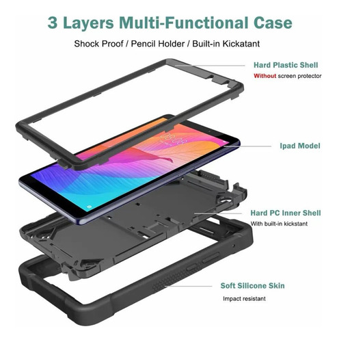 Funda Carcasa Antigolpes 360 Para Tablet Samsung A9+ Plus 11