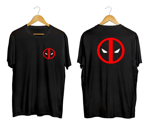 Playera Deadpool Marvel Comics Heroe Doble Estampado