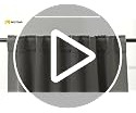 Paneles De Cortinas Opacas Aislantes Para Baño 2 Pcs