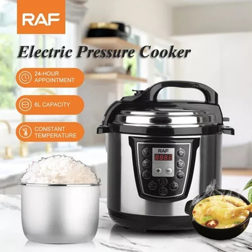 Olla A Presión Eléctrica Multifuncional 6lts 1000w Raf R-177