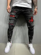 Comprar 2025 Jeans, Pantalones Lápiz, Agujeros, Ropa Urbana Desgasta