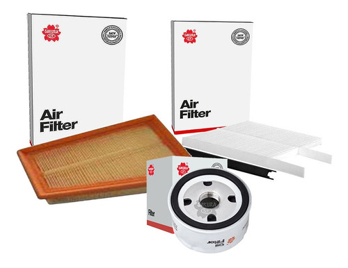 Kit Filtros Aceite Aire Cabina Renault Kangoo 1.6l L4 2011