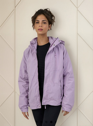 Campera 2 En 1 Mujer Rompeviento Impermeable Importado
