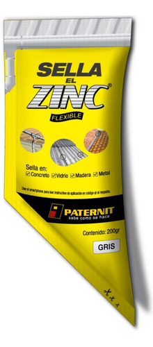 Adhesivo Tapa Goteras Sella El Zinc 200gr