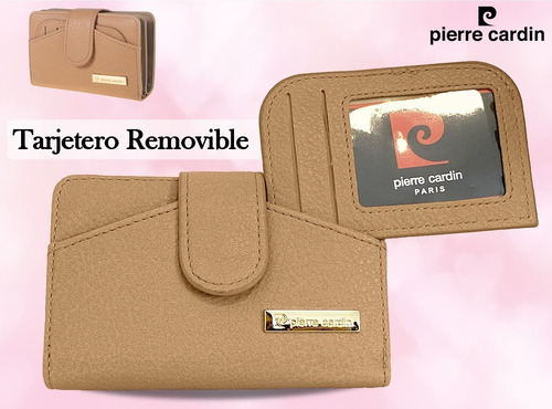 Imagen 7 de 10 de Billetera Fichero Pierre Cardin Original Dama Eco Cuero