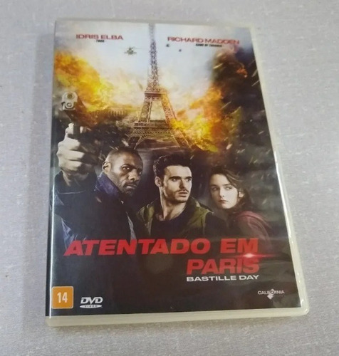 Dvd Atentado Em Paris - Idris Elba (original E Lacrado