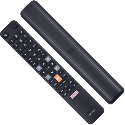 Control remoto de TV TCL Smart RC802n L55s4900fs Netflix Globo