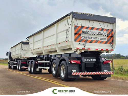 Rodocaçamba Randon 9 Eixos C/ Roda De Alumínio E Lona Fácil