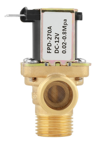 Dc 12v Dn15 G1/2 Latão Solenóide Válvula Elétrica Normalment