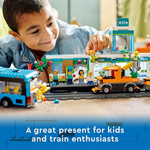 Juego De Construcción Lego City Train Station 60335 Con Toy