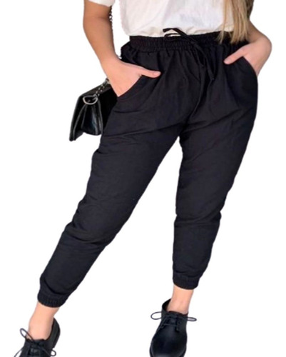 Imagem 10 de 10 de Kit 6 Calça Jogger Feminina Lisa E Camuflada Cintura Alta
