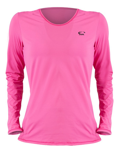 Camiseta Uv Protection Kids Piscina Sol Sports Menina Rosa