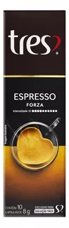 Café Em Cápsula Espresso Forza Com 10 Unidades De 8g 3 Corações