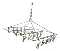 Comprar Tender Colgante Ropa Acero Inoxidable 20 Broches Microcentro