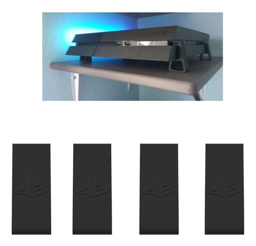 Suporte Horizontal Ps4 Fat Playstation 4 Pezinho Preto