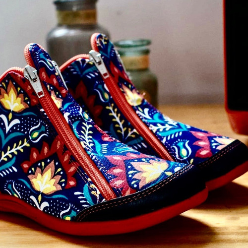 Zapatillas De Diseño Sin Cordones Con Cierres Deporte Envios