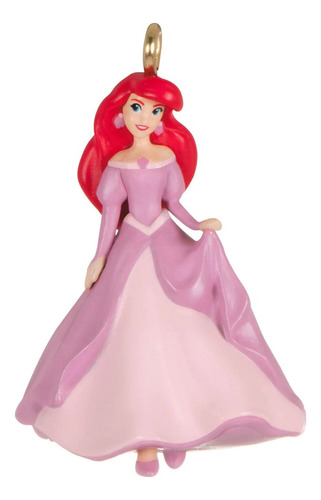 Mini Adorno Disney La Sirenita Ariel Árbol Navidad Hallmark Color Multicolor