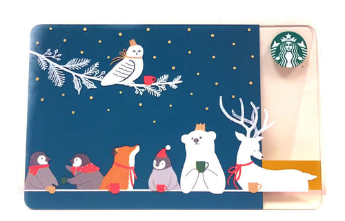 Tarjeta Navidad Starbucks De Coleccion