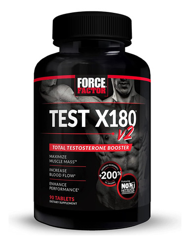 Test X180 V2 Desarrollar Músculo, Aumentar La Energía Fuerza
