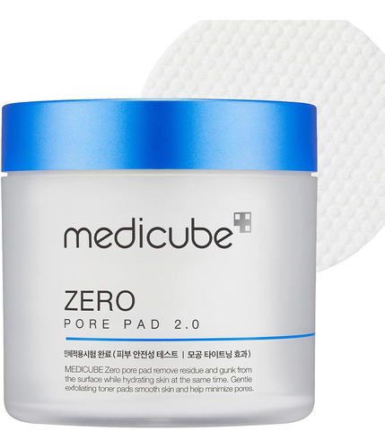Medicube Zero Pore Pads 2.0 Exfolia Y Minimiza Poros 70unid.