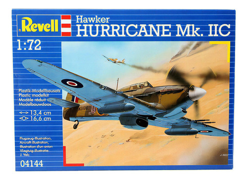Kit de avión Revell Hawker Hurricane MK2c 1/72, 04144