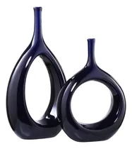 Comprar Juego De 2 Jarrones Huecos De Cerámica, Florero Para Florero