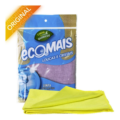 Imagem 1 de 5 de Pano Limpa Louças E Cristais Alta Durabilidade 18cmx25cm