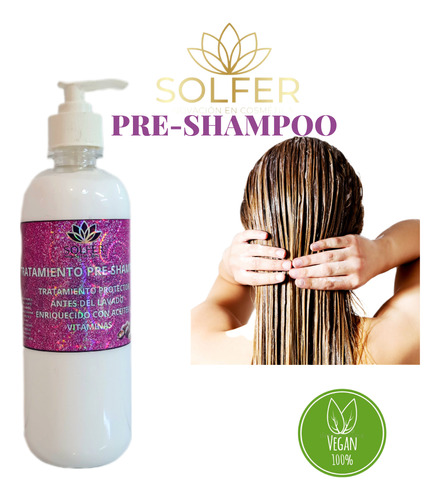 Pre-shampoo Reparador Capilar Para Cabellos Resecos 